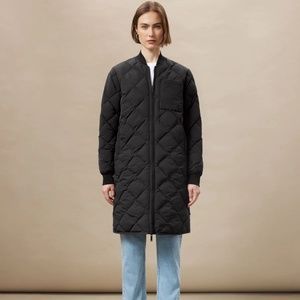 Frank & Oak - Skyline Reversible Maxi Bomber - size S - BNWT